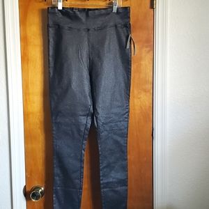 NWT Anna & Ava split ankle hem black high waisted cigarette leggings/pants